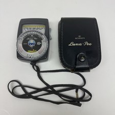 Vintage Gossen Luna Pro Photography Light Meter w/ Case West Germany Untested