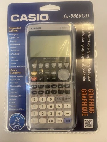 Casio FX-9860GII Graphing Calculator Programmable &bull; Brand New Sealed