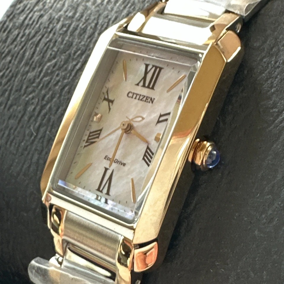 Reloj Citizen Mujer Bianca Eco-Drive Plateado Rosa 32MM EW5624-54Y Foto 2 de 4