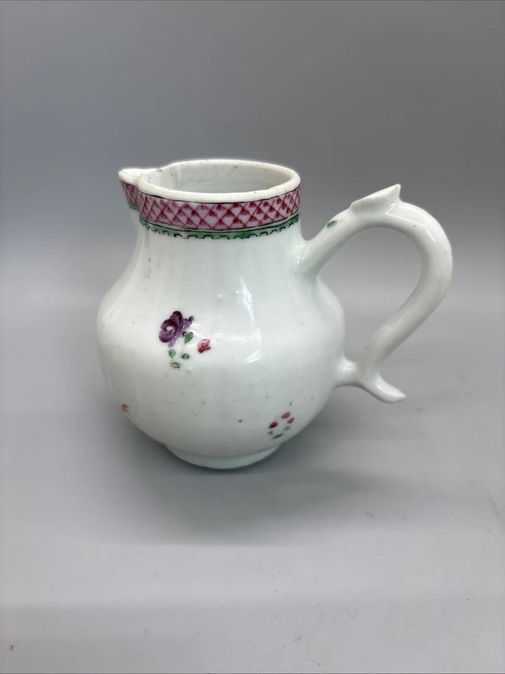 Crema de porcelana de exportación china Famille Rose Foto 4 de 4