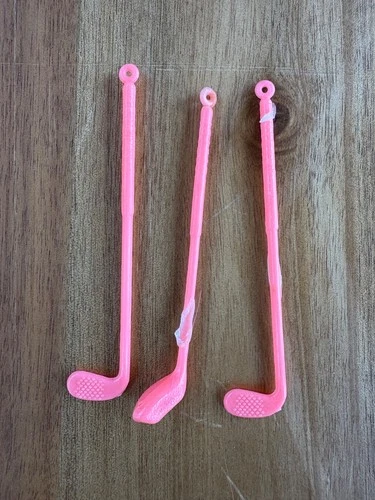 Vintage Barbie Golf Clubs - set of 3