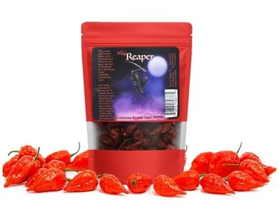 Wicked Reaper Wicked Tickle Carolina Reaper Chili Peppers World's Hottest Dried