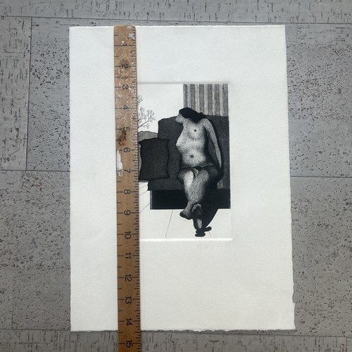 Limited Edition Untitled Etching By Max Middleton. Signed 4/20. 1977 13cm X 19cm - Picture 6 of 7