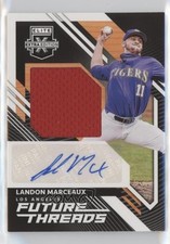 2021 Elite Extra Edition Future Threads Signatures Landon Marceaux Auto 01wi