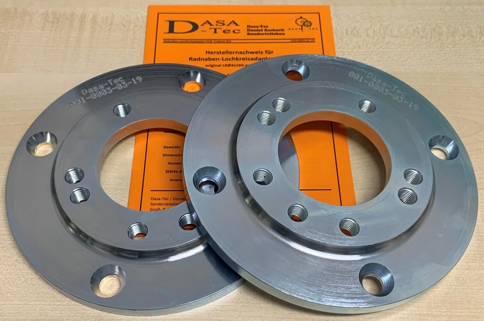 Adaptador de círculo de agujeros Trabant LK160 a LK4x100 LK5x100 - Imagen 2 de 4