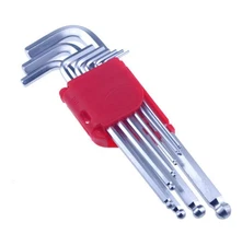 Hand Tool Kits Screwdriver 9-piece Set Hex Ball Head Wrench L-shaped Hex Key Set