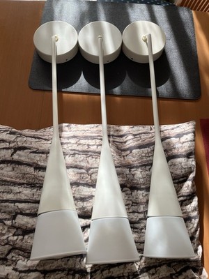 3 Pendelleuchten  PHILIPS  weiß E27