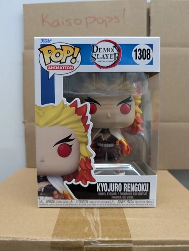 Funko Pop Demon Slayer Kyojuro Rengoku #1308 Vinyl Figure Anime Collectible