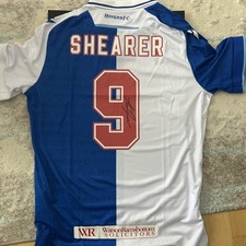 Alan Shearer Hand Signed  Blackburn Rovers  Football Shirt With COA