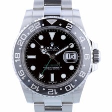 Rolex GMT Master II 116710LN 40 mm Black Dial Stainless Steel 2013 Box & Papers