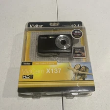 Vivitar Vivicam x137 Digital Camera 12.1 MP 2.4" touchscreen 4x Digital zoom NIB