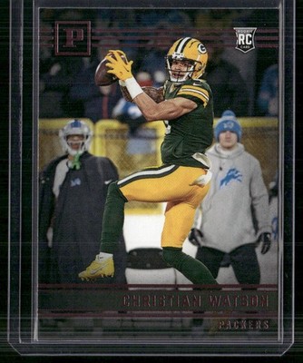 2022 Panini Chronicles #PA-14 Christian Watson Panini Pink