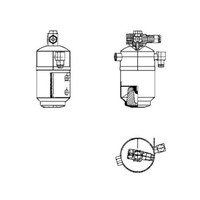 Trockner, Klimaanlage Mahle AD 109 000S