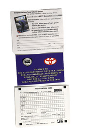 Sega Rally Championship Sega Saturn CIB 812070 - REG CARD + 2 INSERTS + FOAM 🌟
