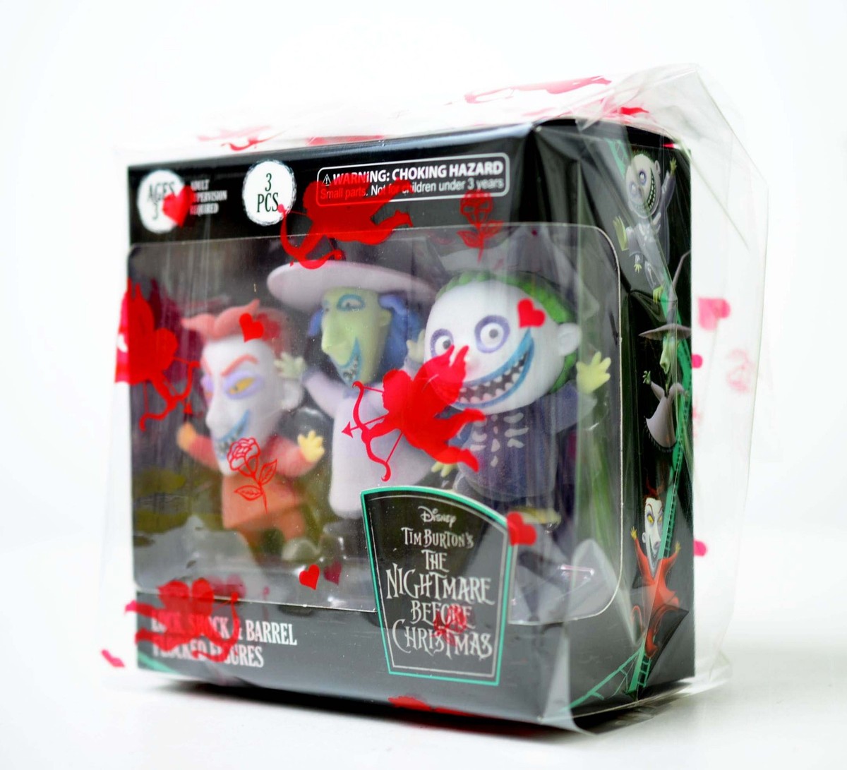 Valentine Nightmare Before Christmas Lock Shock Barrel Flocked 3