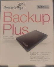 Seagate Backup Plus Portable USB 3.0 Hard Drive Sealed Stbu1000100 New Sealed