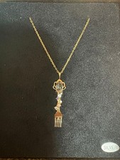 Disney Ariel Necklace Set 2pcs 45cm Chain Little Mermaid Jewelry Gift New