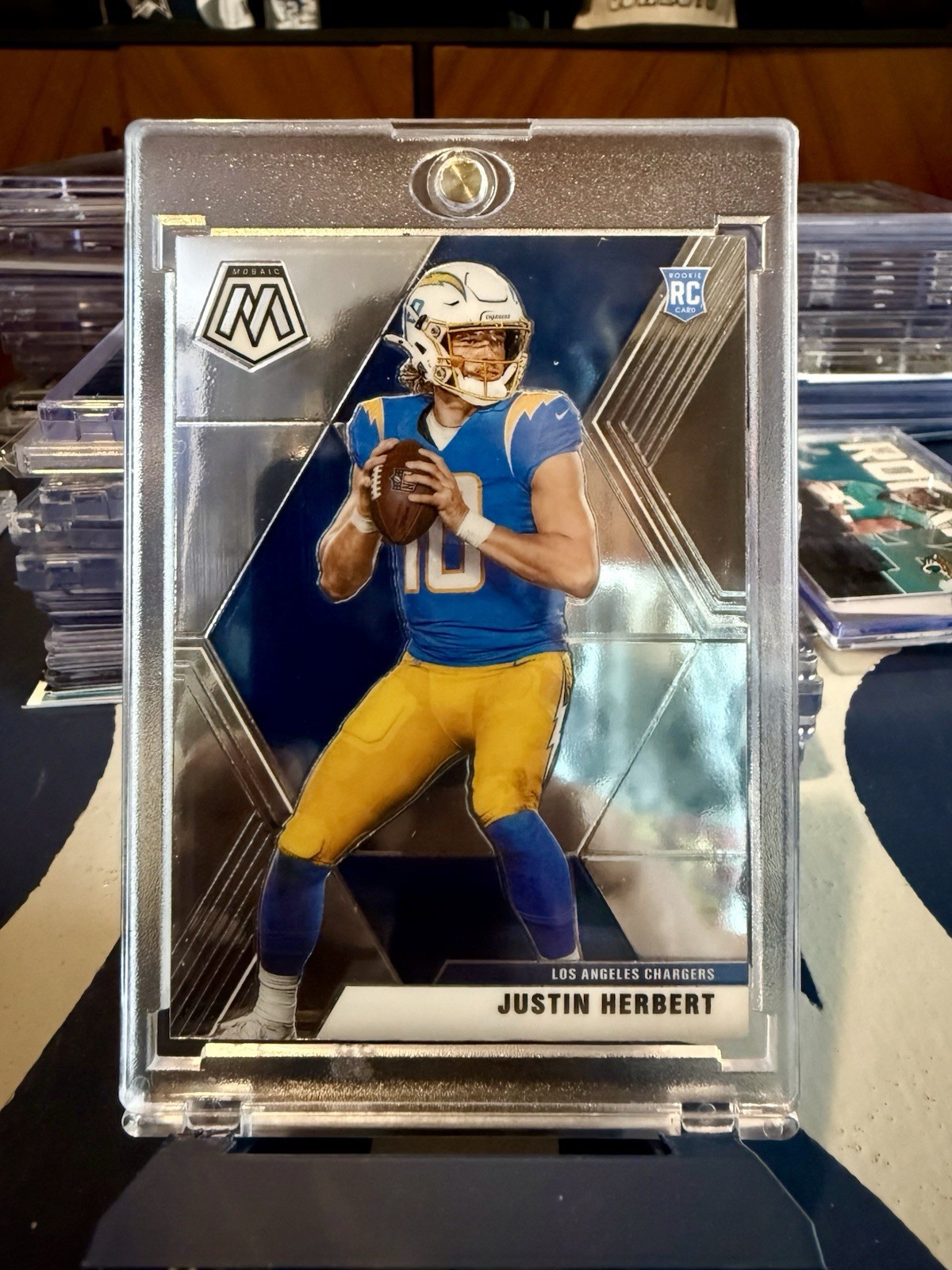 2020 Panini Mosaic - Rookies Justin Herbert #204 Silver Prizm (RC)