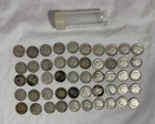 Complete Roll Of 50 90% Silver Dimes