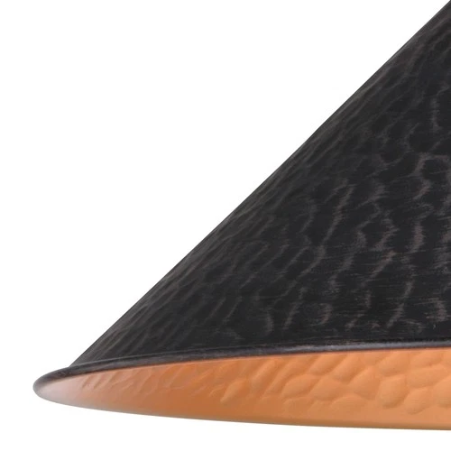 Vaxcel Lighting T0667 Outland 12"W Semi-Flush Outdoor Ceiling - Aged Iron / - Picture 3 of 12