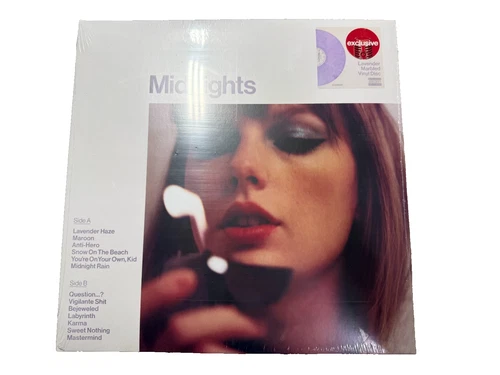 Taylor Swift Midnights Target LP Lavender Vinyl New Sealed