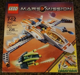 *** LEGO 7647: MARS MISSION - MX-41 SWITCH FIGHTER - VERIFIED 100% COMPLETE! ***