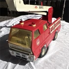 Tonka Snorkel Fire Truck Pressed Steel Red & White Fire Vehicle
