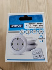Remote Control LED Push Lights , X3 Boxed  X9 Batteries Included, Undercounter