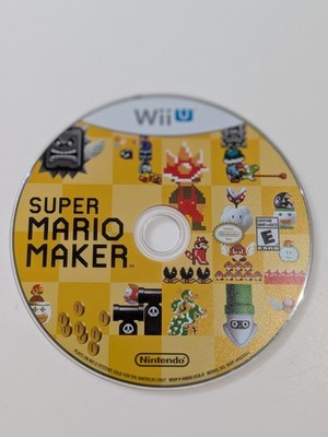 Super Mario Maker (Nintendo Wii U, 2015) Disc Only *Tested*