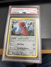 Pokemon Platinum Arceus Probopass 7/99 PSA 9