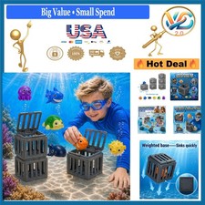 Kids Underwater Dive Rescue Toys Set 6-Pieces Pool & Bath Fun Summer Game