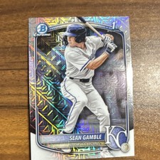 Topps 2025 Bowman Chrome Sean Gamble 1st Bowman Mojo Refractor #BDC-178