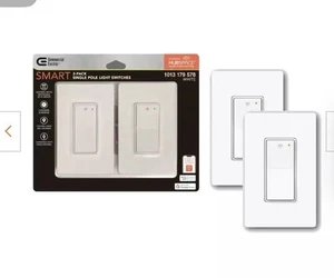 Smart Light Switch fonctionne avec Siri, Alexa & Google Accueil paquet de 2