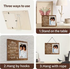 Memorial Gift for Loss of Mother - Memorial Picture Frames - Sympathy Gifts f...