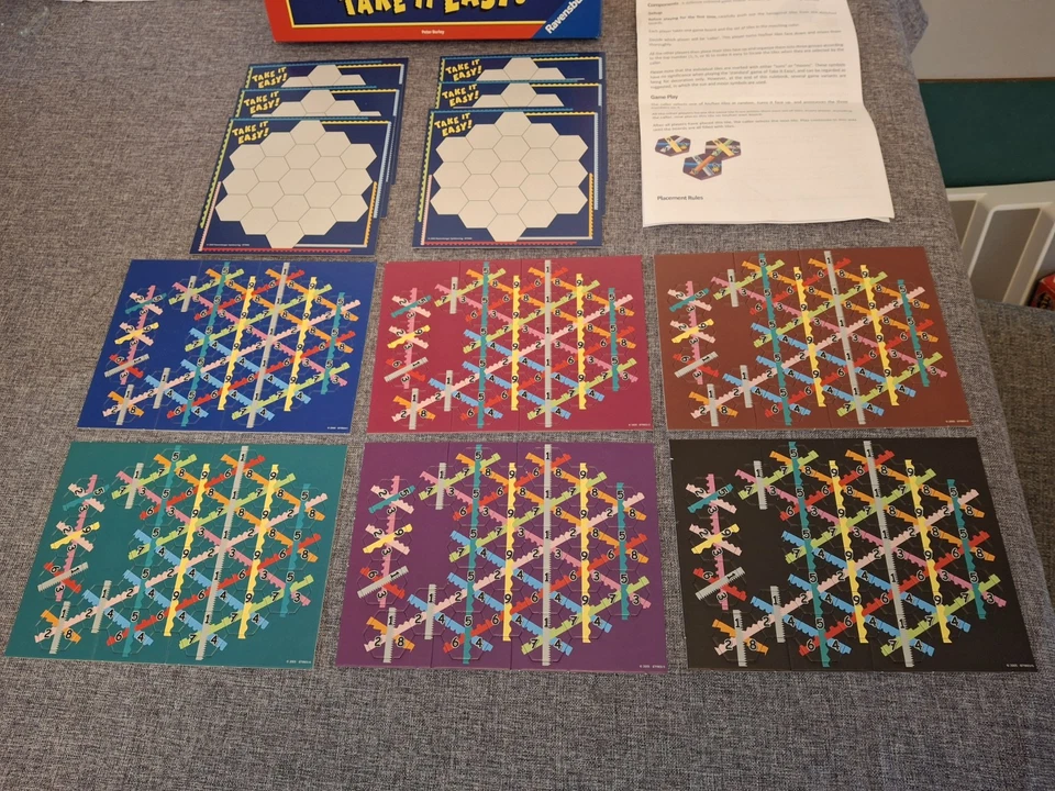 Ravensburger Take it easy! Spiel Englisch Deutsch Anleitung ungestanzt unbenutzt  - Bild 2 von 4