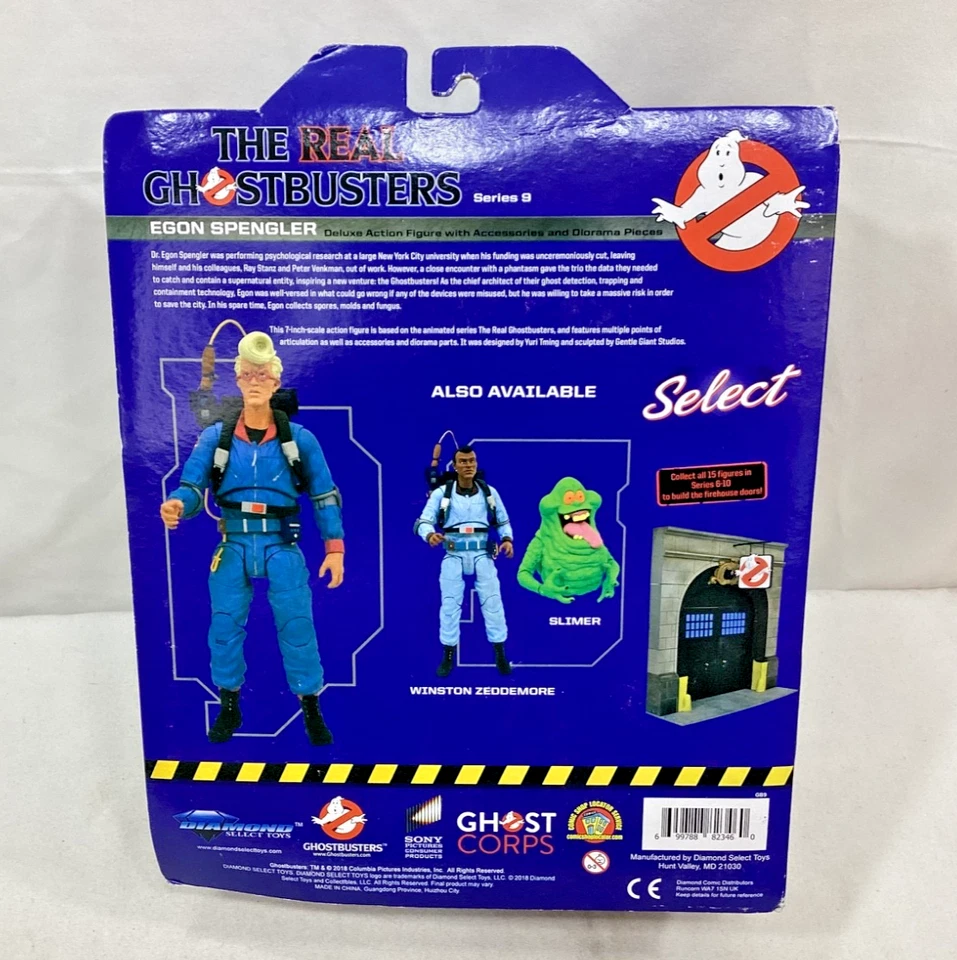 NUEVA FIGURA 2016 Diamond Select Real Ghostbusters Egon Spengler sellada envío gratuito Foto 2 de 2
