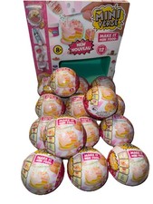 MGA Miniverse Make It Mini food Series 3 Display 12 Sealed balls 3 Bonus Balls