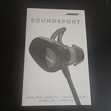 Bose Soundsport In-Ear Wireless Headphones - Black 761529-0010 Sealed Package