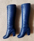Vintage Barbie Navy Rubber Dress Boots