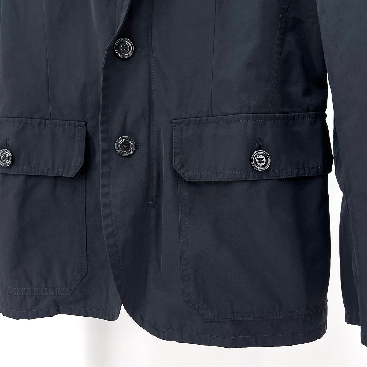 Moncler Button Blazer Zip Jacket Navy 1 87772828 | eBay
