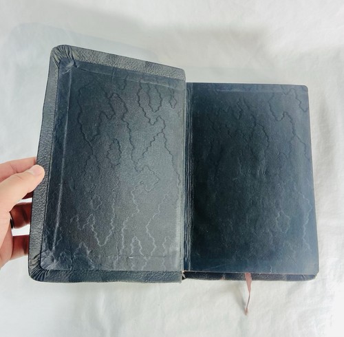 The Holy Bible 1901 Leather Samuel Bagster & Sons London New York James Pott Co - Foto 8 di 16
