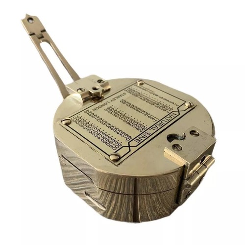 Brass Compass Antique Nautical Box Handmade Collectible Gift For Dad Vintage - Picture 4 of 5