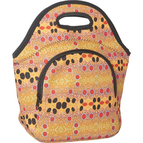 Wingo Outdoors Fishing Neoprene Lunch Cooler - Choose Trout Skin Pattern - NEW! - Picture 1 of 5