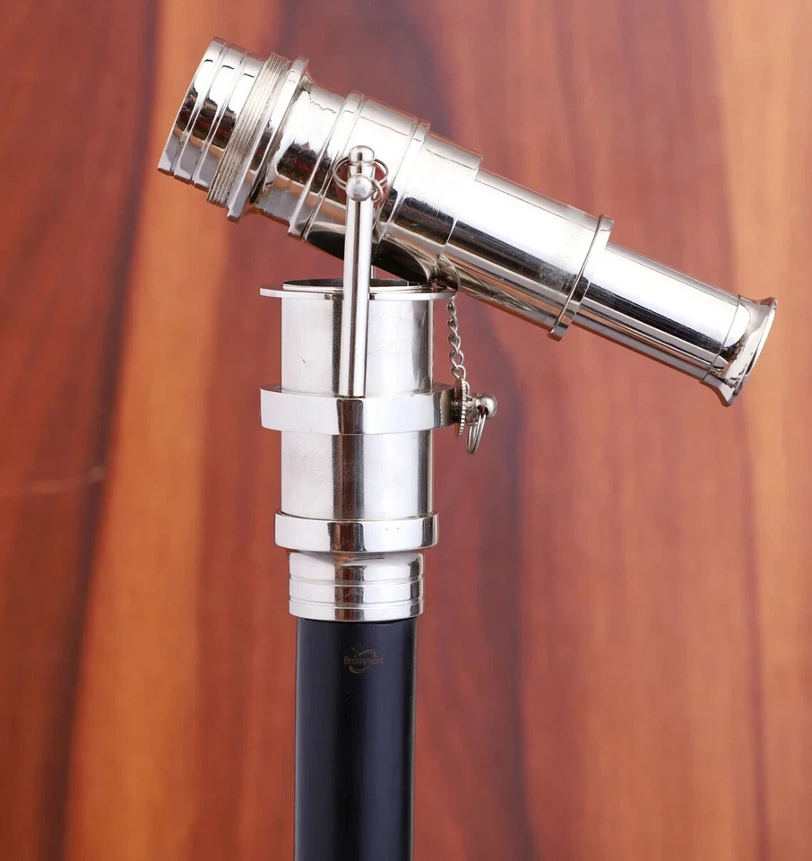 Telescopio Bastón para Caminar para Hombres y Mujeres Adultos Unisex Fiesta Moda Steampunk Foto 3 de 4