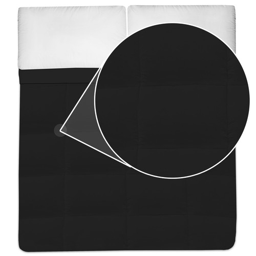 Solid Color Bed Comforter Polyester Fill Microfiber Covering All Sizes - 第 19/47 張圖片
