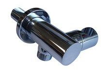 Shower Head Outlet Holder, Wall Mounted for Concealed Mixer, Brass and Chrome