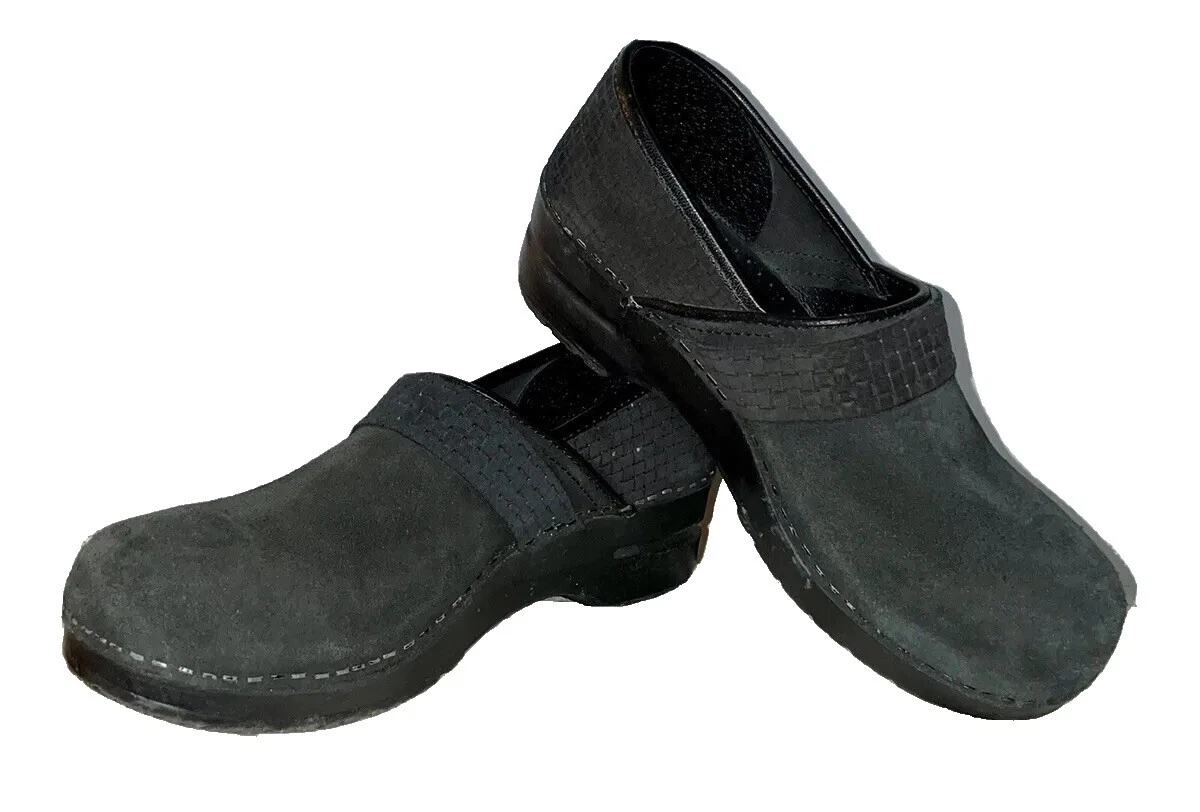 Zapatos Cómodos Sanita Ante Negro para Mujeres