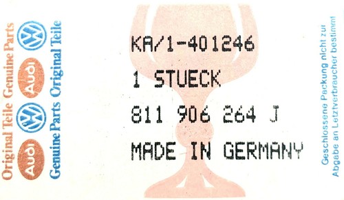 Original Volkswagen 811906264J Motorsteuergerät ECU Benzin AUDI 80 90 100 - 2.0i - Picture 2 of 6