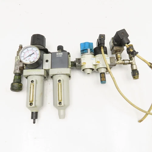 Parker 1/2" NPT Compressed Air Filter Regulator W/ Festo Shut Off