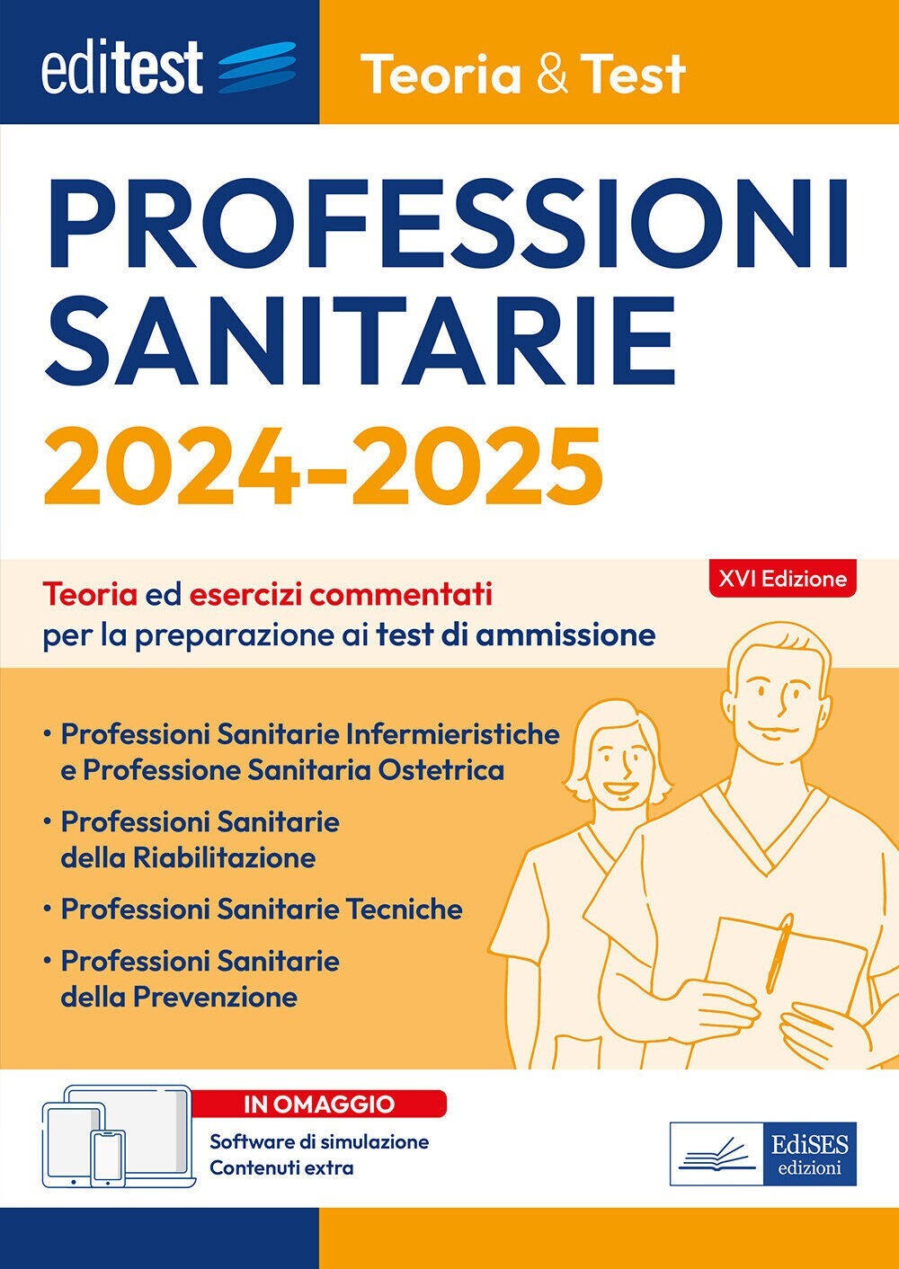 Test Professioni Sanitarie 2024/25 Manuale teoria + soft di sim Miglior prezzo E
